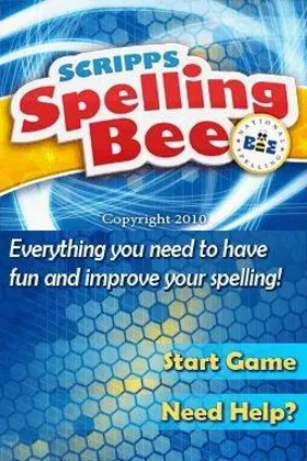 Scripps Spelling Bee (USA) (NDSi Enhanced) screen shot title